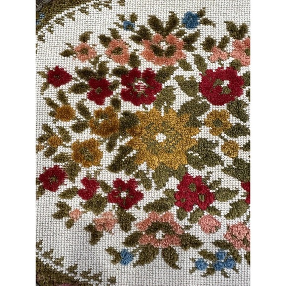 Group Muylle Belgium Tapestry Placemat Doily-Rectangle 17.5 x 13 Chenille VTG - Picture 9 of 11